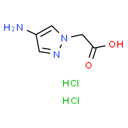 ChemSpider 2D Image | (4-AMINOPYRAZOL-1-YL)ACETIC ACID DIHYDROCHLORIDE | C5H9Cl2N3O2