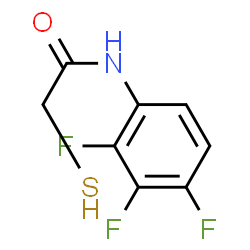 ChemSpider 2D Image | 2-Sulfanyl-N-(2,3,4-trifluorophenyl)acetamide | C8H6F3NOS