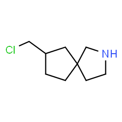 ChemSpider 2D Image | 7-(Chloromethyl)-2-azaspiro[4.4]nonane | C9H16ClN