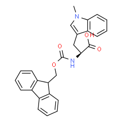 ChemSpider 2D Image | N-[(9H-Fluoren-9-ylmethoxy)carbonyl]-1-methyltryptophan | C27H24N2O4