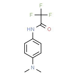 ChemSpider 2D Image | N-[4-(Dimethylamino)phenyl]-2,2,2-trifluoroacetamide | C10H11F3N2O