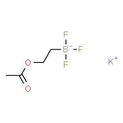ChemSpider 2D Image | Potassium (2-acetoxyethyl)trifluoroborate | C4H7BF3KO2