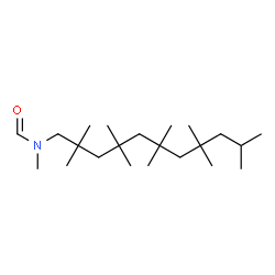 ChemSpider 2D Image | N-Methyl-N-(2,2,4,4,6,6,8,8,10-nonamethylundecyl)formamide | C22H45NO