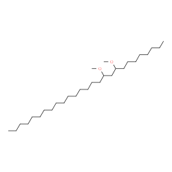 ChemSpider 2D Image | 9,11-Dimethoxyheptacosane | C29H60O2