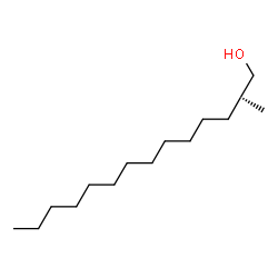 ChemSpider 2D Image | (2S)-2-Methyl-1-tetradecanol | C15H32O