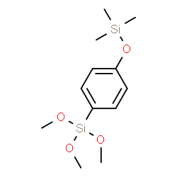 ChemSpider 2D Image | Trimethoxy{4-[(trimethylsilyl)oxy]phenyl}silane | C12H22O4Si2
