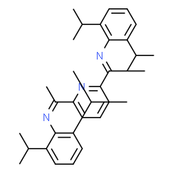 ChemSpider 2D Image | (1E,1'Z)-1,1'-(2,6-Pyridinediyl)bis[N-(2,6-diisopropylphenyl)ethanimine] | C33H43N3