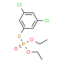 ChemSpider 2D Image | S-(3,5-Dichlorophenyl) O,O-diethyl phosphorothioate | C10H13Cl2O3PS