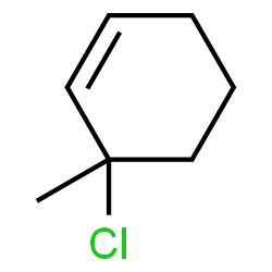 ChemSpider 2D Image | 3-Chloro-3-methylcyclohexene | C7H11Cl