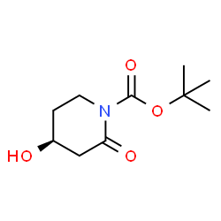 ChemSpider 2D Image | 2-Methyl-2-propanyl (4S)-4-hydroxy-2-oxo-1-piperidinecarboxylate | C10H17NO4