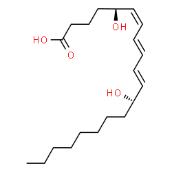 ChemSpider 2D Image | 12-epi Leukotriene B3 | C20H34O4