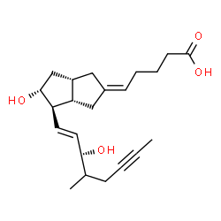ChemSpider 2D Image | 15(R)-Iloprost | C22H32O4