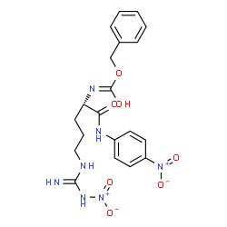 ChemSpider 2D Image | Z-Arg(NO2)-pNA | C20H23N7O7