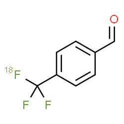 ChemSpider 2D Image | 4-[18F](Trifluoromethyl)benzaldehyde | C8H5F218FO
