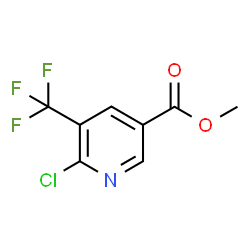 ChemSpider 2D Image | Methyl 6-chloro-5-(trifluoromethyl)nicotinate | C8H5ClF3NO2