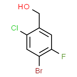 ChemSpider 2D Image | (4-Bromo-2-chloro-5-fluorophenyl)methanol | C7H5BrClFO