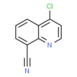 ChemSpider 2D Image | 4-Chloro-8-cyanoquinoline | C10H5ClN2