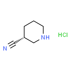 ChemSpider 2D Image | (3R)-piperidine-3-carbonitrile hydrochloride | C6H11ClN2