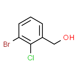 ChemSpider 2D Image | 3-BROMO-2-CHLOROBENZYL ALCOHOL | C7H6BrClO