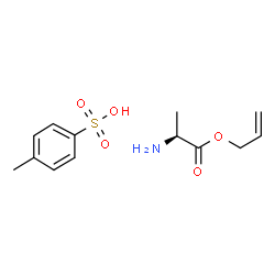 ChemSpider 2D Image | Allyl L-alaninate 4-methylbenzenesulfonate (1:1) | C13H19NO5S