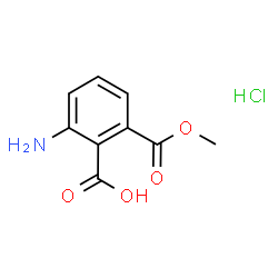 ChemSpider 2D Image | 2-Amino-6-(methoxycarbonyl)benzoic acid hydrochloride (1:1) | C9H10ClNO4
