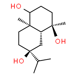 ChemSpider 2D Image | 1,4,7-EUDESMANETRIOL | C15H28O3