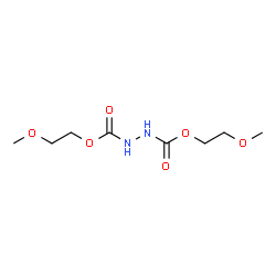 ChemSpider 2D Image | Bis(2-methoxyethyl) 1,2-hydrazinedicarboxylate | C8H16N2O6