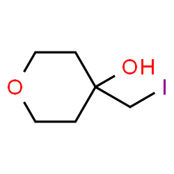ChemSpider 2D Image | 4-(iodomethyl)oxan-4-ol | C6H11IO2