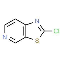 ChemSpider 2D Image | 2-chlorothiazolo[5,4-c]pyridine | C6H3ClN2S