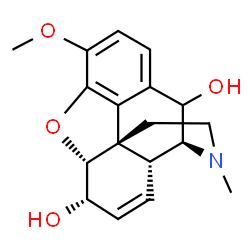 ChemSpider 2D Image | 10-HYDROXYCODEINE | C18H21NO4