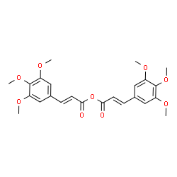 ChemSpider 2D Image | (2E)-3-(3,4,5-Trimethoxyphenyl)acrylic anhydride | C24H26O9