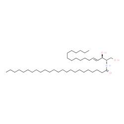 ChemSpider 2D Image | N-tetracosanoyl-C17-sphingosine | C41H81NO3
