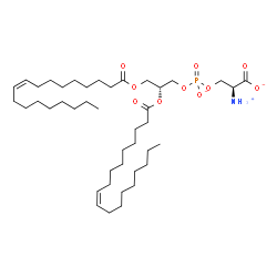 ChemSpider 2D Image | (2S,8R,19Z)-2-Ammonio-8-[(9Z)-9-octadecenoyloxy]-5-oxido-11-oxo-4,6,10-trioxa-5-phosphaoctacos-19-en-1-oate 5-oxide | C42H77NO10P