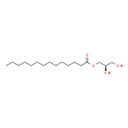 ChemSpider 2D Image | 3-myristoyl-sn-glycerol | C17H34O4