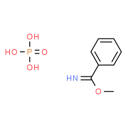 ChemSpider 2D Image | Methyl benzenecarboximidate phosphate (1:1) | C8H12NO5P