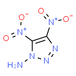 ChemSpider 2D Image | 4,5-Dinitro-1H-1,2,3-triazol-1-amine | C2H2N6O4