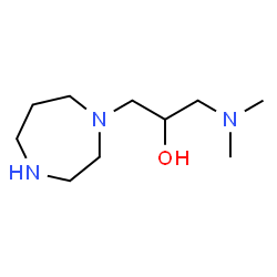 ChemSpider 2D Image | 1-(1,4-Diazepan-1-yl)-3-(dimethylamino)-2-propanol | C10H23N3O
