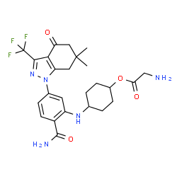 ChemSpider 2D Image | SNX-5422 | C25H30F3N5O4