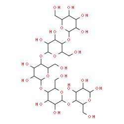 ChemSpider 2D Image | Hexopyranosyl-(1->4)hexopyranosyl-(1->4)hexopyranosyl-(1->4)hexopyranosyl-(1->4)hexopyranose | C30H52O26