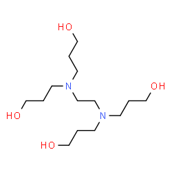 ChemSpider 2D Image | 3,3',3'',3'''-(1,2-Ethanediyldinitrilo)tetra(1-propanol) | C14H32N2O4