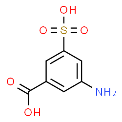 ChemSpider 2D Image | 3-Amino-5-sulfobenzoic acid | C7H7NO5S