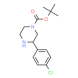 ChemSpider 2D Image | 3-(4-Chlorophenyl)piperazine, N1-BOC protected | C15H21ClN2O2