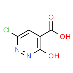 ChemSpider 2D Image | 6-Chloro-3-hydroxypyridazine-4-carboxylic acid | C5H3ClN2O3