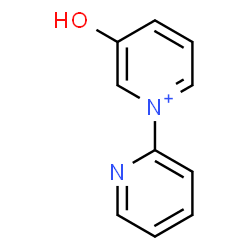 ChemSpider 2D Image | 3-Hydroxy-1-(2-pyridinyl)pyridinium | C10H9N2O