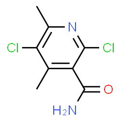ChemSpider 2D Image | 2,5-DICHLORO-4,6-DIMETHYLNICOTINAMIDE | C8H8Cl2N2O
