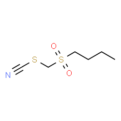 ChemSpider 2D Image | (Butylsulfonyl)methyl thiocyanate | C6H11NO2S2