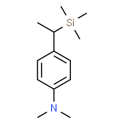 ChemSpider 2D Image | N,N-Dimethyl-4-[1-(trimethylsilyl)ethyl]aniline | C13H23NSi