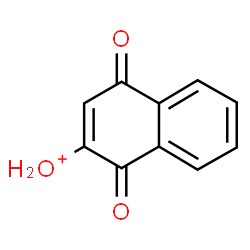ChemSpider 2D Image | (1,4-Dioxo-1,4-dihydro-2-naphthalenyl)oxonium | C10H7O3