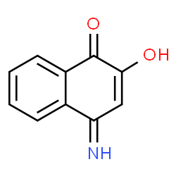 ChemSpider 2D Image | 2-Hydroxy-4-imino-1(4H)-naphthalenone | C10H7NO2