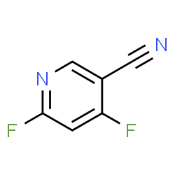 ChemSpider 2D Image | 4,6-Difluoronicotinonitrile | C6H2F2N2